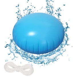 Winter Pool Cushion, Round 360 cm Air Cushion, Pool Cushion, XXL 120 x 120 cm, Air Cushion Pool Accessories, Elastic Cushion, Square, Round, Inflatable with Safety Valve