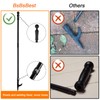 BsBsBest Fire Poker for Fire Pit, 31 Inch Extra Long
