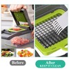2 Pcs Vegetable Chopper Cleaning Tool Salad Chopper Onion Chopper
