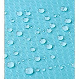 Shelf Liner, EVA No Odor Drawer Liner, Non-Slip Kitchen Drawer Mat, Non Adhesive Cabinet Liner, Dot Durable for Bathroom Cupboard Fridge Shoe-Rack Washable Waterproof (Blue, 11.8 * 59 inches)