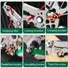 Wire Stripper, 16 in 1 Foldable Cable Stripper Multifunctional Cable