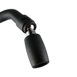 High Sierra Showerheads® - Solid Metal 1.25 GPM High Efficiency, Ultra Low-Flow Shower Head with Long Nut - Oil Rubbed Bronze