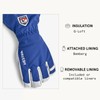 Hestra Army Leather Ski Gloves / Gauntlets - royal blue,