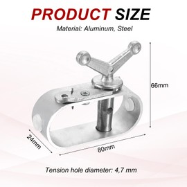 QUARKZMAN Wire Tensioner Wire Rope Tensioner Wire Tensioner Wire Tensioner with Steel Cable Coated Diameter 2 mm Length 10 m Turnbuckle Tension Wire Rope for Pool Tarpaulin Attachment Rope Pool Cover