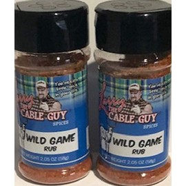 Larry the Cable Guy Wild Game Rub Seasoning 2.05 oz (Pack of 2)