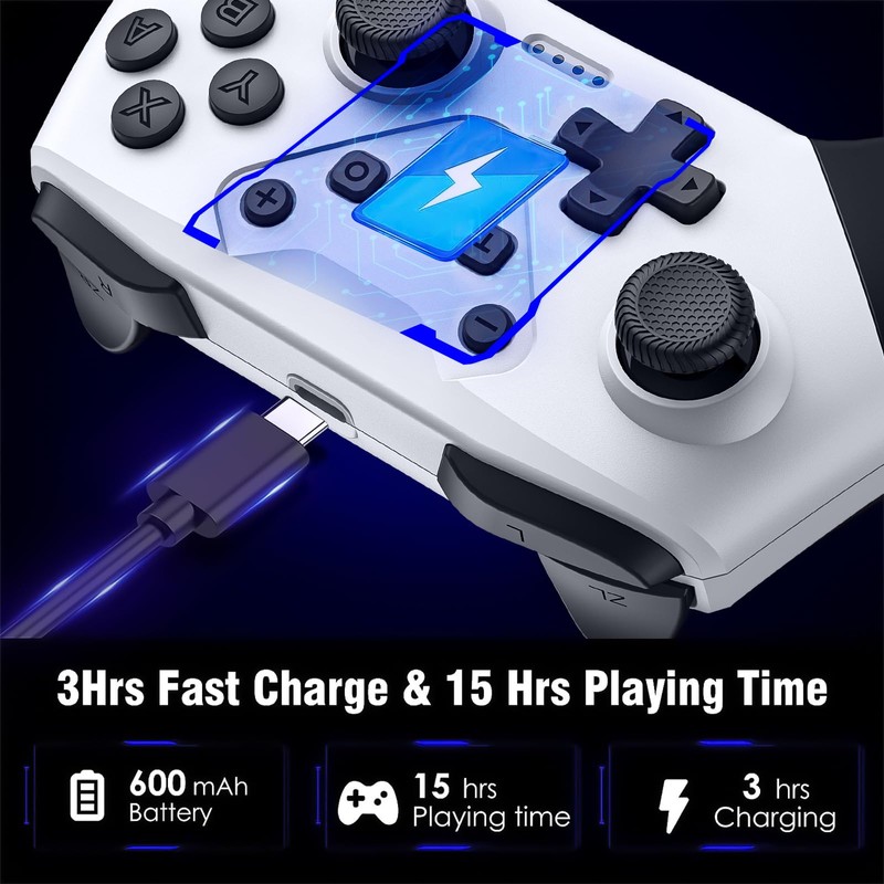 Switch Controller, Wireless Switch Controller for Switch/Switch Lite/Switch OLED, Extra