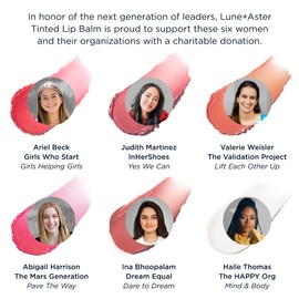 Lune+Aster Tinted Lip Balm - Mind & Body - Vegan, antioxidant-rich vitamins C and E tinted lip balm provides a sheer customizable flush of color for soft, smooth lips