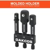 DAKCOS Socket Adapter Hexagonal to 1/4 Inch 3/8 Inch 1/2