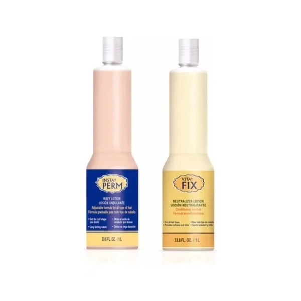 Kit Loción Ondulante Y Neutralizante Para Base, Rizos 1litro