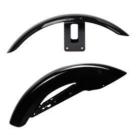 TCT-MOTORPARTS Vivid Black Front & Rear Fenders Fit For Harley Sportster XL883 1200 Forty Eight 2004-2022