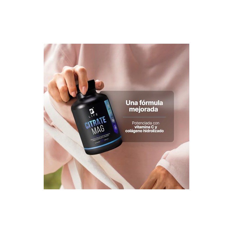 B Life Citrato de Magnesio Potenciado con Vitamina C 130