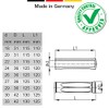 cyclingcolors 2x Schubkarrengriffe handgriff kunststoffgriff griffhülse schubkarrengriff schubkarre griff schwarz