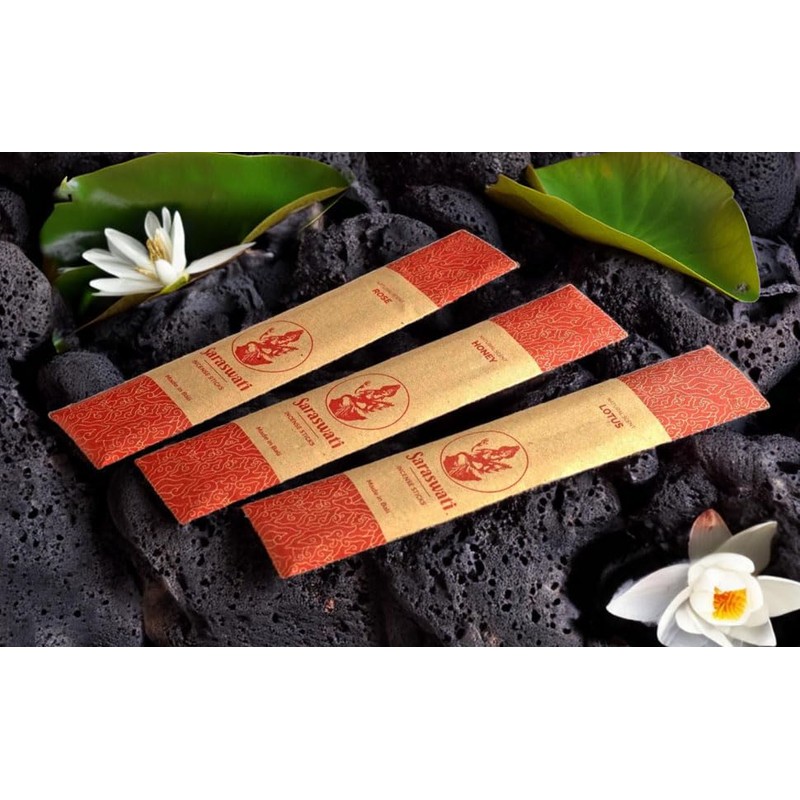 GURU SHOP Balinese Incense Sticks in Elegant Batik Cloth Packaging