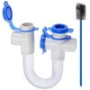 Condensate Trap 3/4 PVC P Trap HVAC with Clear Tubing