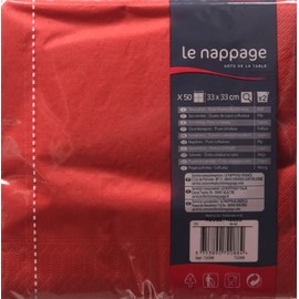 LE NAPPAGE 50 Airlaid-Servietten, 33 x 33 cm, FSC, Zellstoffwatte, 33 x 33 cm