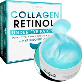 Under Eye Patches For Puffy Eyes And Dark Circles - Retinol Collagen Under Eye Masks - Reduce Wrinkles & Bags - Skin Treatment Pads - Anti Aging Moisturizer Mask For Women Gift - 60 Eye Gel Pads