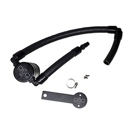 J&L Oil Separator Co. 3.0 Oil Separator Compatible with 2018-2023 Stinger GT 3.3L TT Passenger Side (Black)