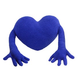 Cute Funny Heart Pillow with Hand Plush Toy Cushion Throw Pillows Decorative for Home Bed Couch Sofa Car Chair