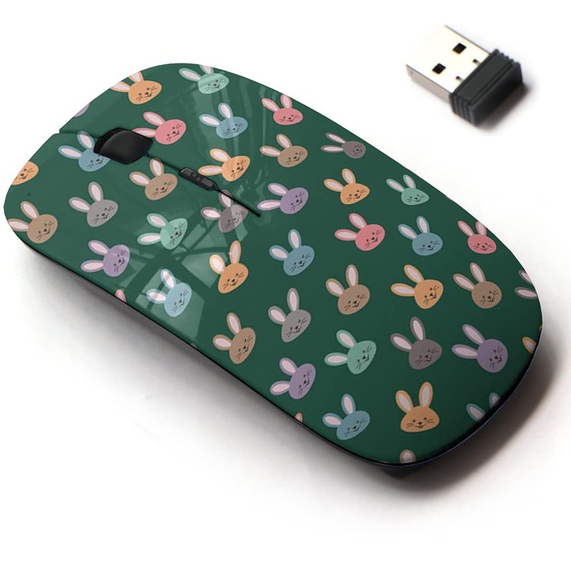 2.4G Wireless Mouse with Cute Pattern Design for All Laptops