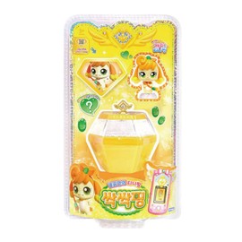 caincosmetic Catch Teenieping Cute Figure Cube with Accessories and Stickers – Transformable Collectible Toy with QR Medal and Display Stand (Tidyping 싹싹핑)