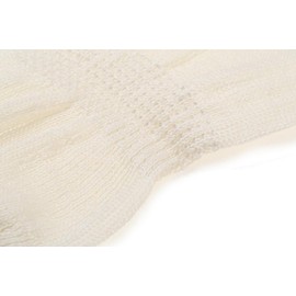Cool & Hot Raw Silk Gloves, Pure Domestic Raw Silk, Gum Silk, Made in Japan, Pure Silk Protein & Sericin, Hand Care Gloves, Moisturizing Gloves, Raw Silk Gloves