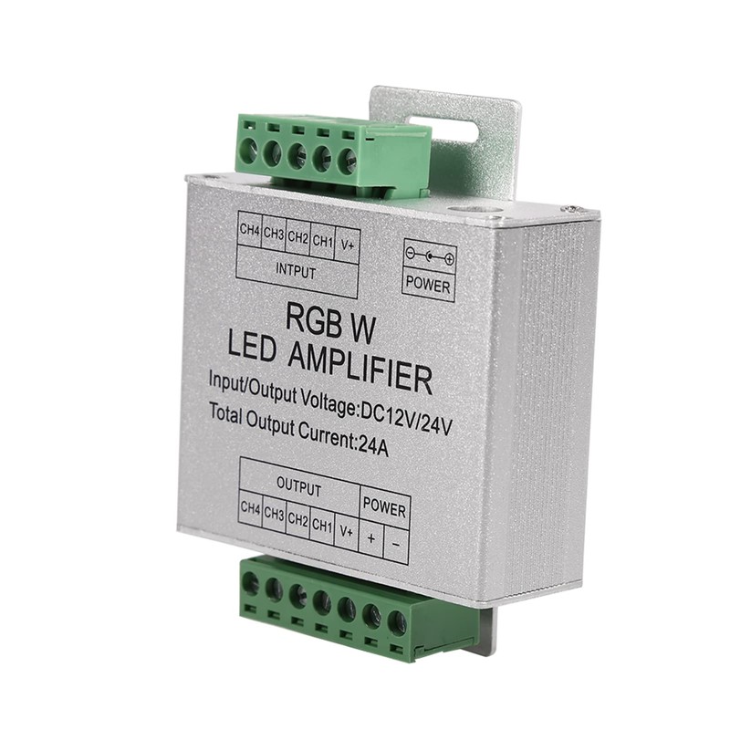 Greensen RGBW LED Amplifier, 4 Channels, 288 W, 12 V/24