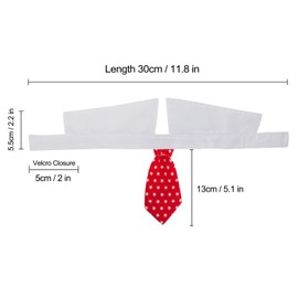 ZTON Bowtie for Little Puppy, Handcrafted Adjustable Formal Collar Neck Tie for Dogs & Cats
