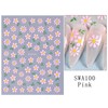 Spring Flower Nail Stickers 5d Embossed Nail Decals Cute Flower