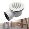 2-Inch Side Outlet Low Profile Shower Drain, PVC Shower Drain