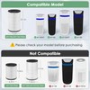 AP-T45 AP-T40FL Replacement Filter Compatible with 1461901 HoMedics Air Purifier