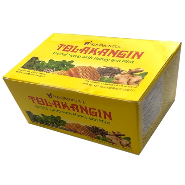 Herbal Syrup with Honey - Tolak Angin (24 sachets x 15 ml)