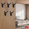 SOTECH Tora Double Hooks Matt Black 66 x 60 x