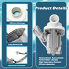 W10906604 Washer Drain Pump Assembly Replacement for Whirlpool Kenmore Amana