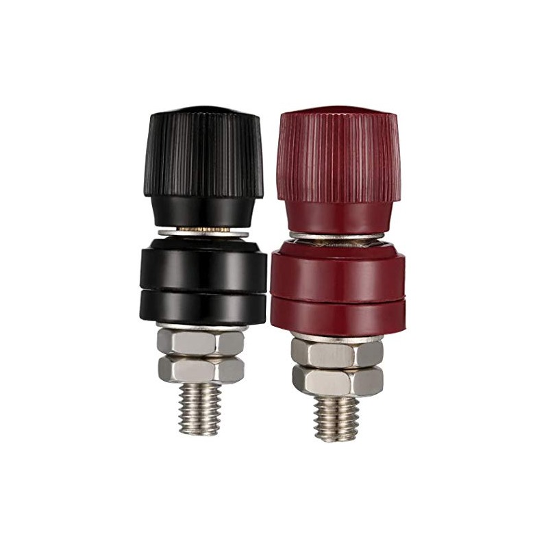 Eledabra 2 Pcs Terminal Binding Post M8 Threaded Diameter Binding