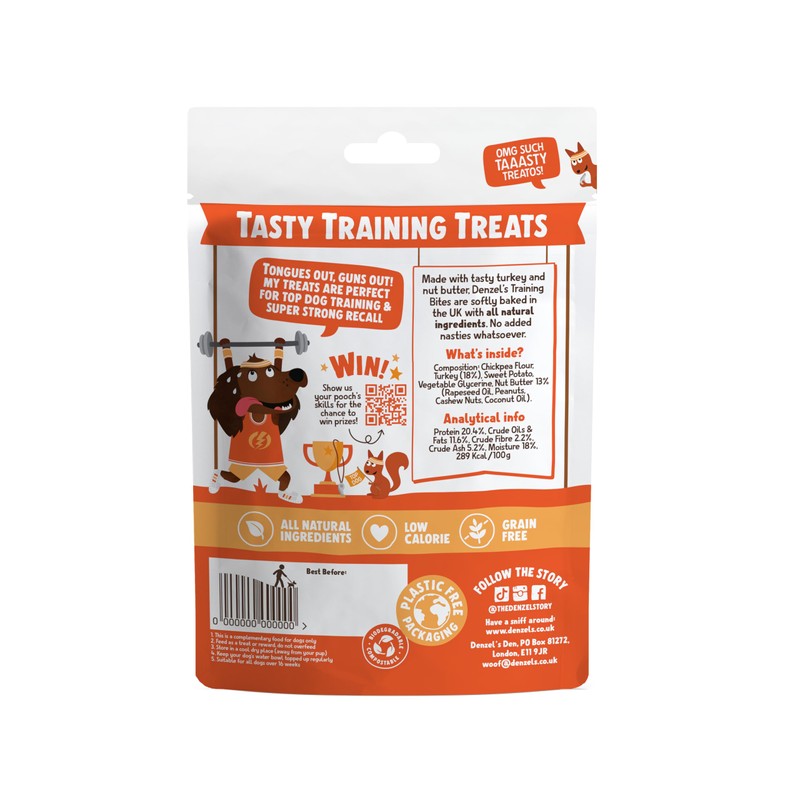 Denzel's Denzel's All Natural Dog Treats - Training Bites -