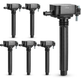 Set of 6 Ignition Coils Fits for 3.6 V6 2011 2012 2013 2014 2015 2016 Dodge Durango Charger Grand Caravan Chrysler Town Country 300 Jeep Grand Cherokee Wrangler Coil Packs Replace# UF648