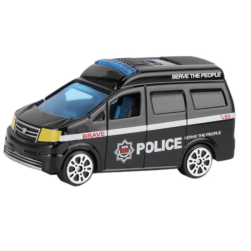 6pcs 1:64 Engineering Car Model Alloy Simulation Vehicle Car Model