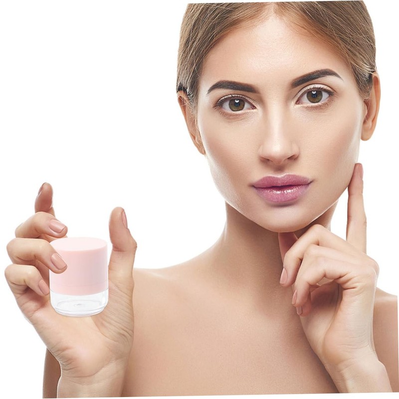 KONTONTY 4pcs Portable Loose Powder Holder with Puff Travel Makeup