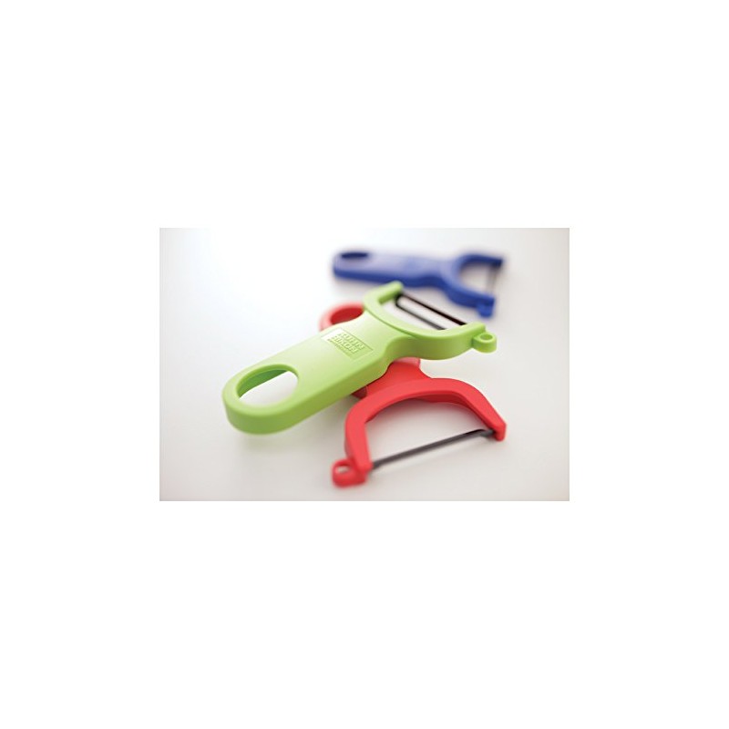 KUHH RIKON, Red Original Swiss Peeler, Set of 1