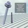 BHTOP Metal Roofing Screws 10 x 2 inch, Hex Head