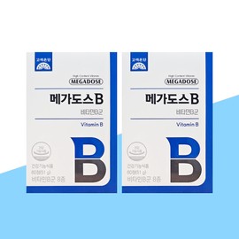 Goryeo Eundan Korea Eundan Megadose B Vitamin B Complex 850mg x 60 tablets x 2 boxes (4 month supply) / 고려은단 메가도스B 비타민B군 850mg x 60정 x 2박스(4개월분)
