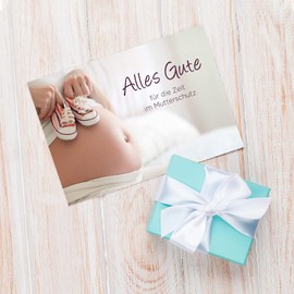 1 Premium Farewell Card for Maternity Protection – 18 x 12 cm – Card to Say Goodbye to Your Colleague to Baby Break – Farewell Card with White Envelope, Greeting Card