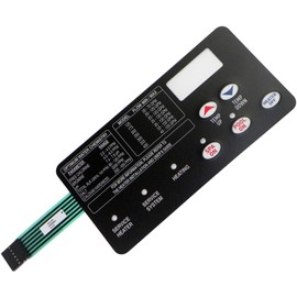 UPGRADED Lifetime Appliance 472610Z Switch Membrane Pad Replacement for MasterTemp Pool and Spa Heater Electrical System