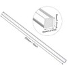 sourcing map Acrylic Square Rod,Clear,8mmx8mmx250mm Solid Plastic PMMA Bar Stick