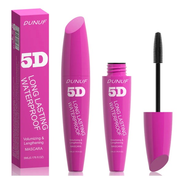 Mscara Dunuf 5d Resistente Al Agua De Larga Duracin -