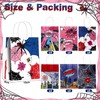 Faccito 24 Pcs Comic Spider Party Favor Bags with Handles