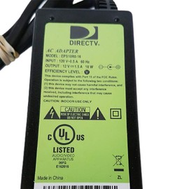 SatelliteSale Genuine Directv AC Adapter Power Supply Charger 12V 1.5A 18W Model: EPS10R0-16