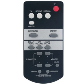 FSR68 ZJ78800 Replacement Remote Control Applicable for Yamaha Sound Bar YAS-103 YAS-93 YAS103 YAS93 ATS-930 YAS-93BL YAS-103BL ATS930 YAS93BL YAS103BL