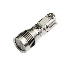 MecArmy PS16 Stainless Steel Ultra Bright Flashlight, 2000 Lumens with 4 XP-G2 LEDs Super Long Lasting USB Rechargeable Handheld EDC Compact Flashlight for Everyday Carry (Polished)