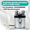 Starter Motor Solenoid With 2-Wire Plug Compatible with Predator 7250/9000W